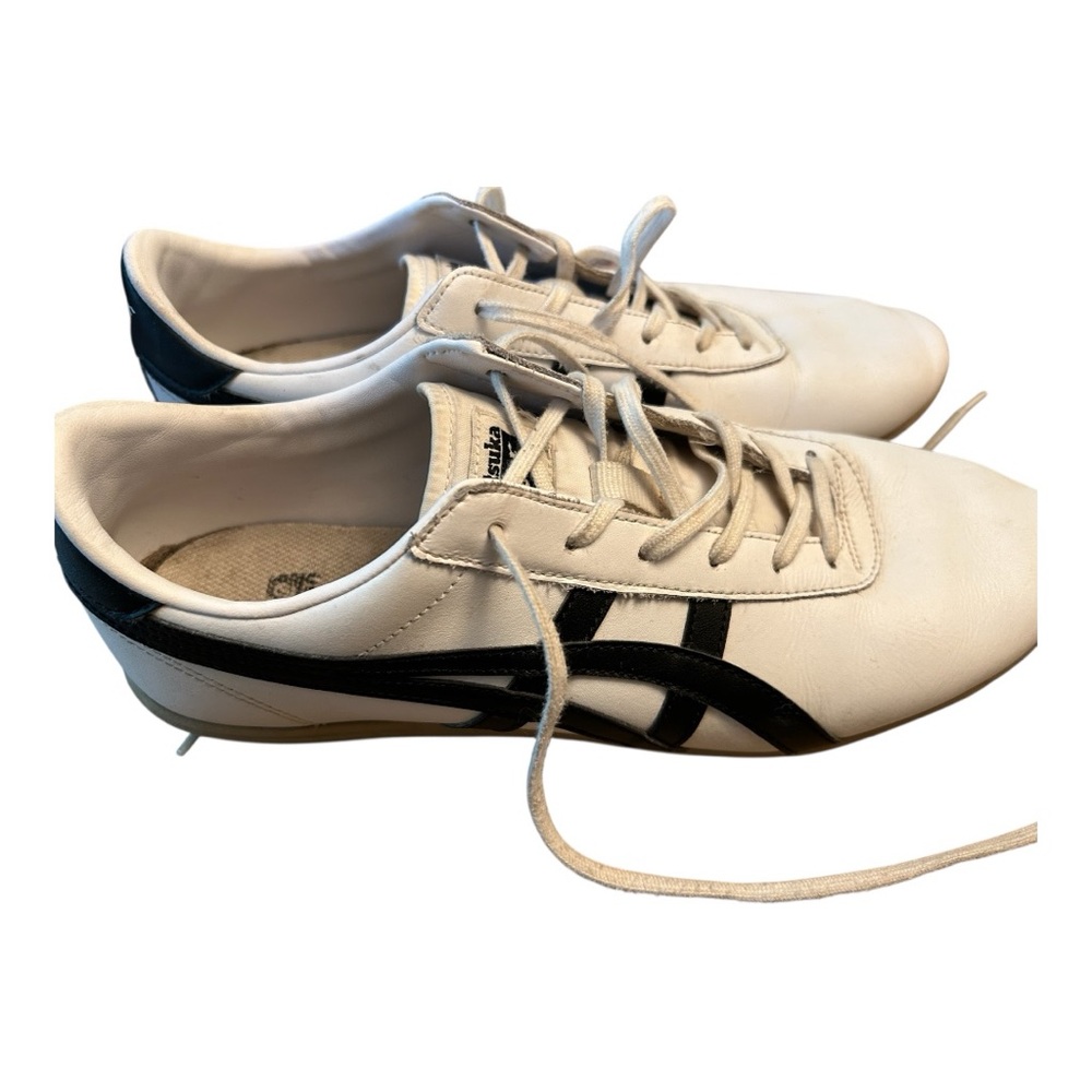 Onitsuka Tiger by Asics White and Black Sneakers Classic Design